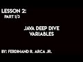 Lesson 2: Java Deep Dive Part 1/3 - Taglish