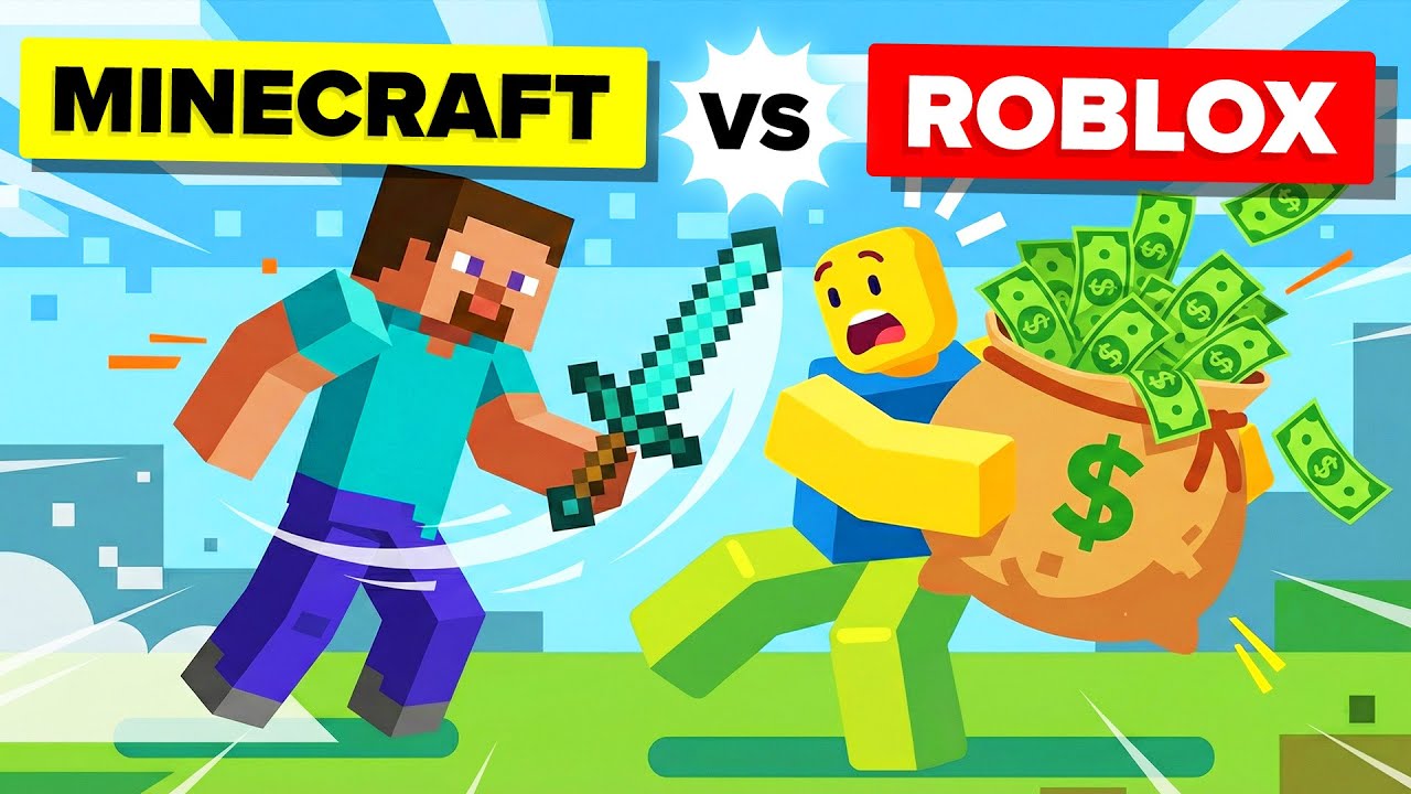 Which Video Game is More Popular in 2026? Minecraft vs Roblox