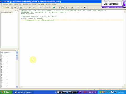 Tutorial de programación java Tutorial HolaMundo.java