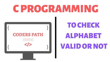 LECTURE 9.5 - TO CHECK ALPHABET VALID OR NOT USING CONDITIONAL OPERATOR