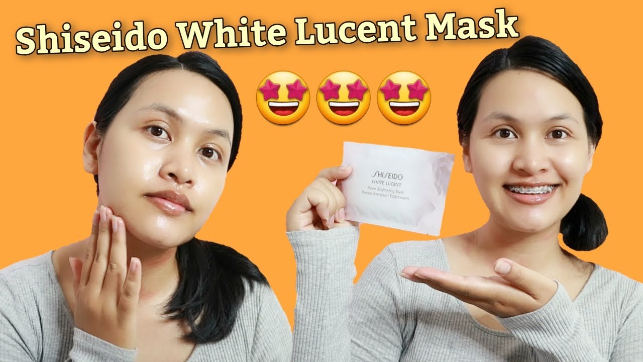 SHISEIDO WHITE LUCENT POWER BRIGHTENING MASK REVIEW 2021 YouTube