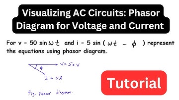 Visualizing AC Circuits: Phasor Diagram for Voltage and Current | Electrical Engineering
