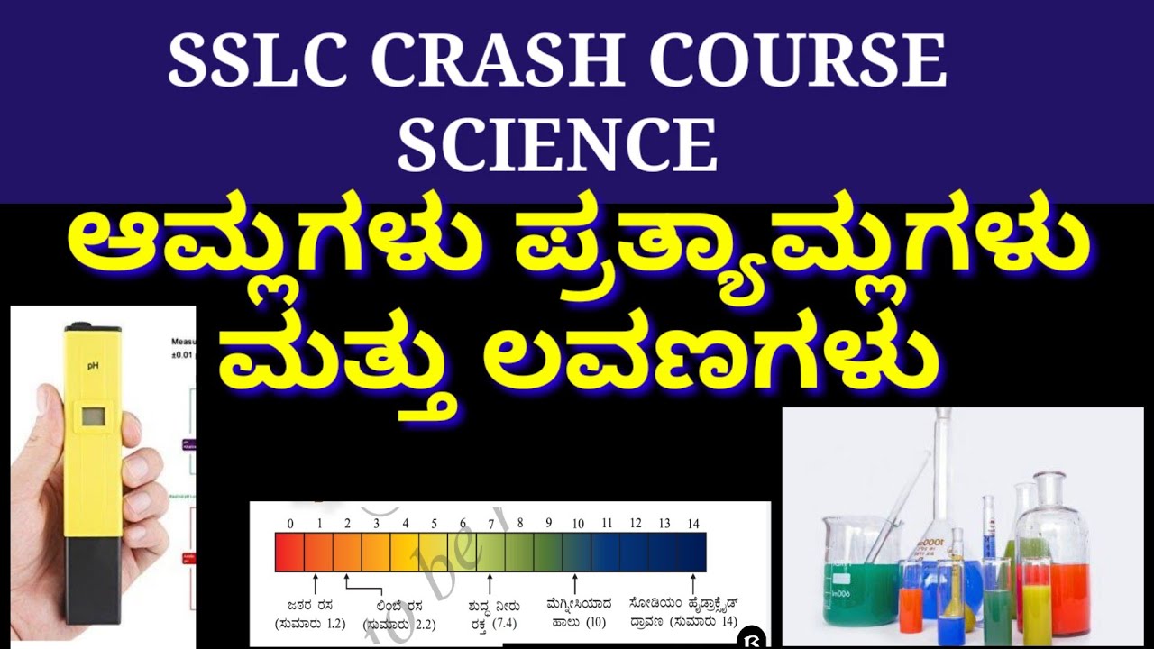 SSLC SCIENCE CRASH COURSE Acid Base And Minearls 