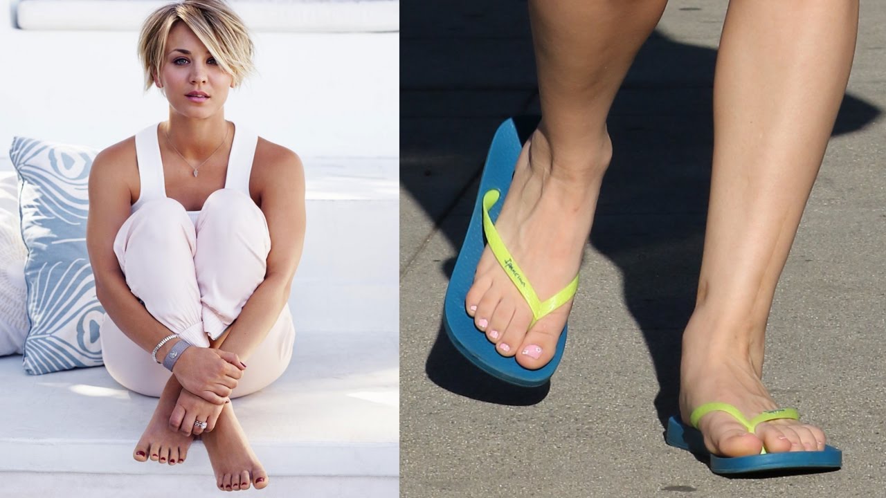 Kaley Cuoco piedi nudi feet barefoot - YouTube.