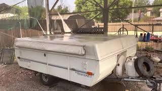 Coleman pop up trailer