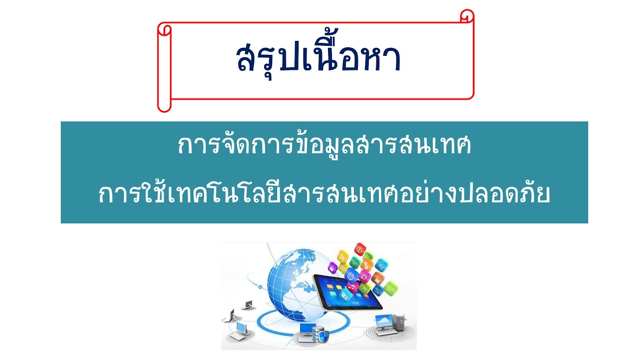 ข้อสอบ วิทยาการคํานวณ ม.1  New Update  สรุปเนื้อหา: วิชาวิทยาการคำนวณ ม.1