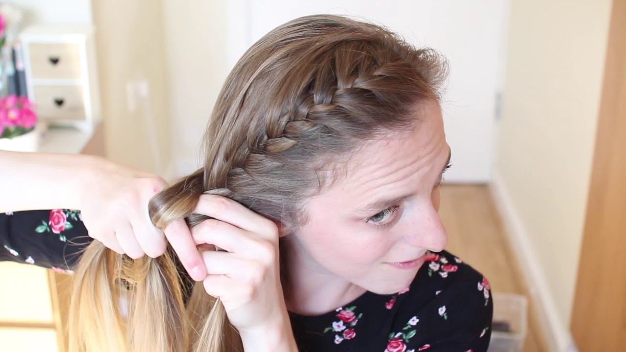 How to Side Frenchbraid | Braidsandstyles12 - YouTube