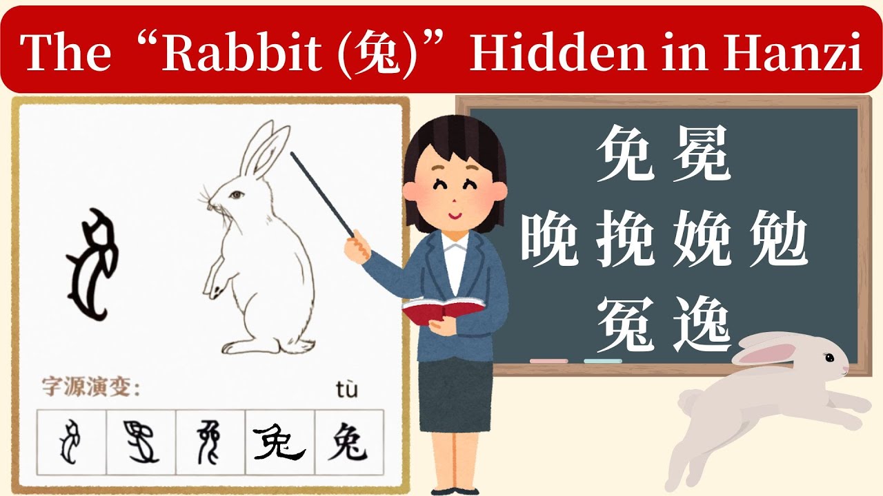 汉字中的兔文化:八个你不知道的字源故事|RABBIT Culture in CHINESE Characters: 8 Surprising ...