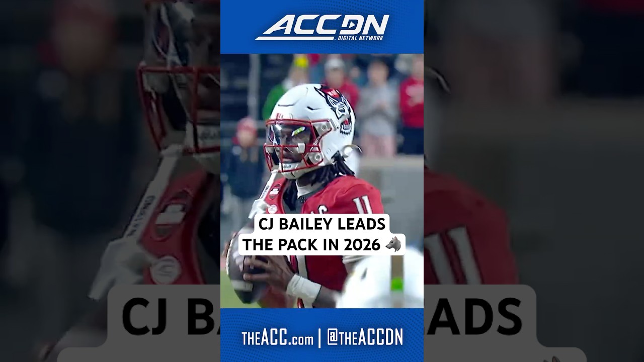 The Wolfpack offense runs through CJ Bailey 🎯 #ncstate #collegefootball #accfootball #cfb #football