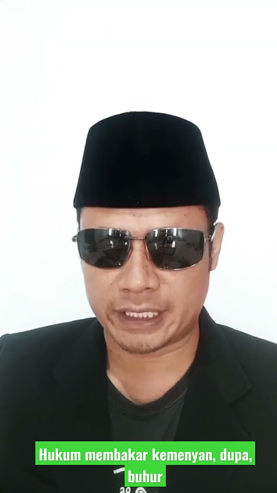 Apa hukum membakar kemenyan, dupa, buhur menurut Islam?