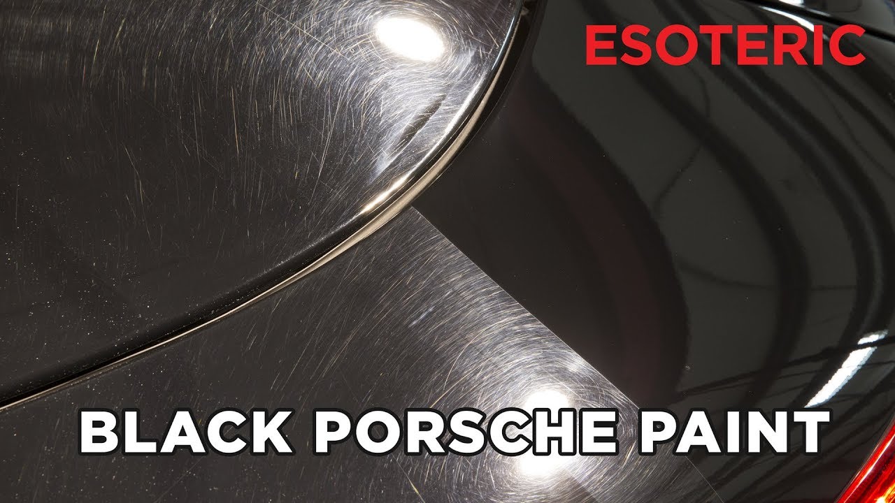 Black Porsche paint correction by ESOTERIC! YouTube