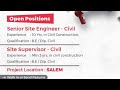 #salemjobs 15-6-25 சேலம் மாவட்ட வேலை வாய்ப்புகள் 2025|Whatsapp group link in first comment