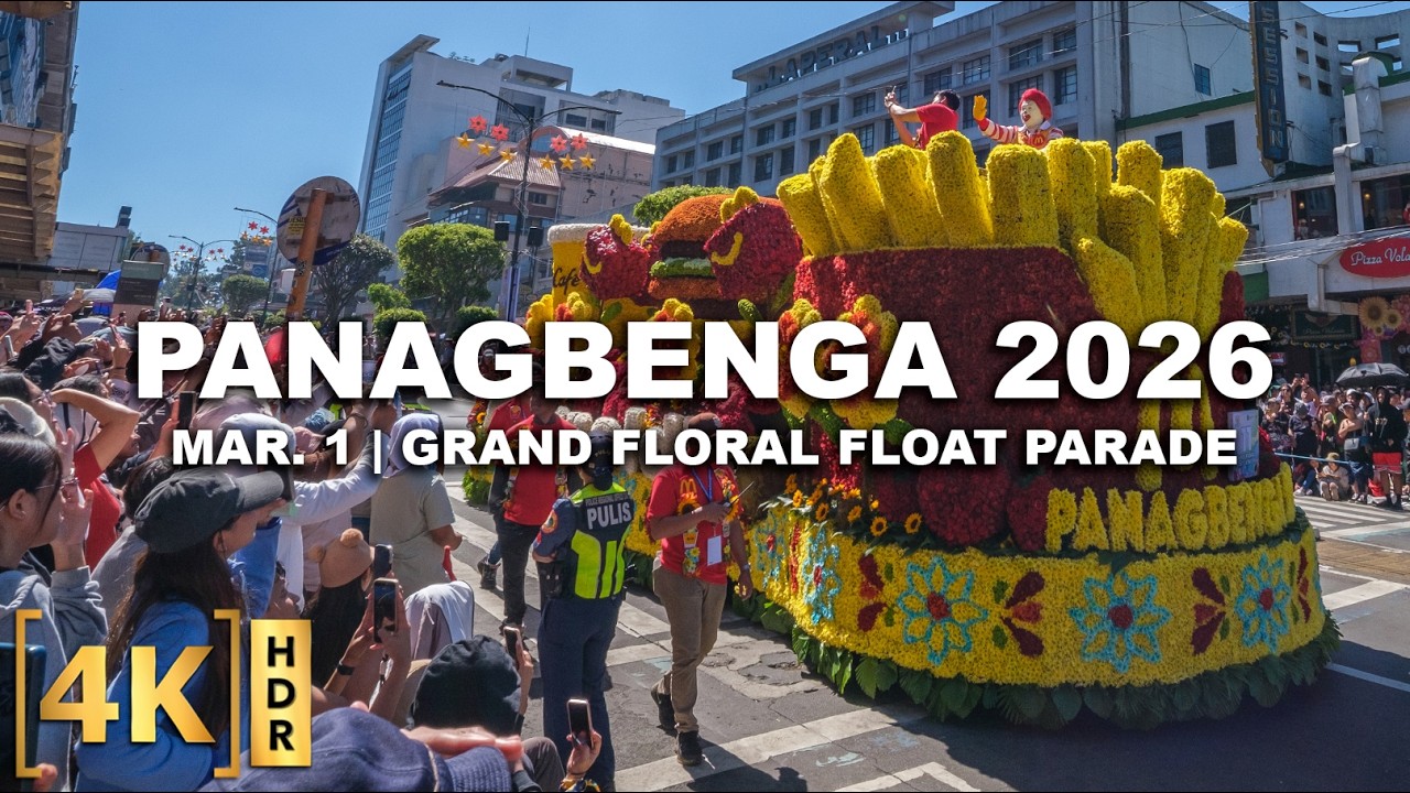 Day 2 - The Grand Floral Float Parade at PANAGBENGA FESTIVAL 2026! | Baguio City, Philippines