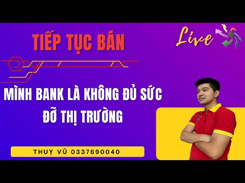 Chứng khoán hôm nay : Tiếp tục bán - Ngân hàng không đủ sức đỡ thị trường ? Thuỵ Vũ ITP