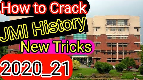How to crack JMI BA History entrance?2020/21. New trick to solve the Question with Hashmat Saeed