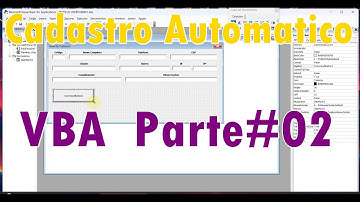 Como criar cadastro automaticos no excel VBA userform parte#02
