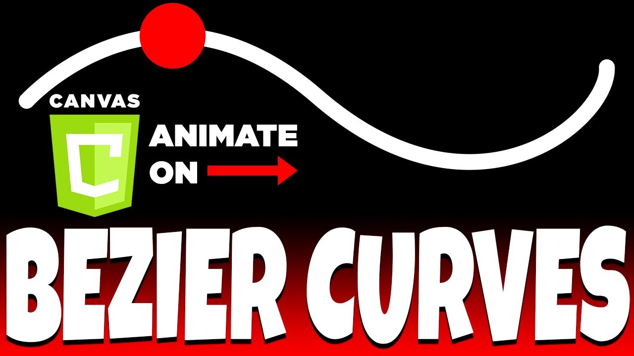HTML5 Canvas – How to Animate on A Bezier Curve - YouTube