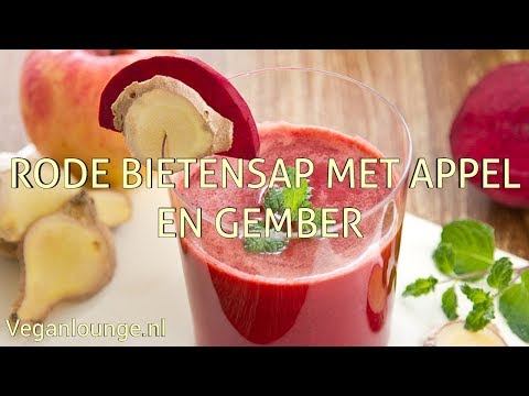 RODE BIETENSAP MET APPEL & GEMBER | FEELGOOD DRINK😋