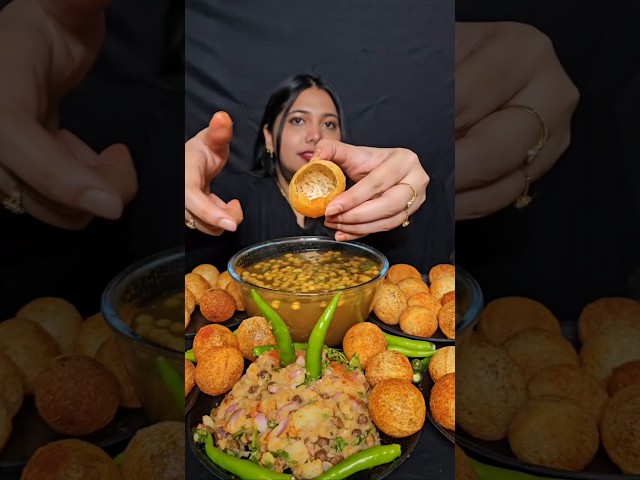 Spicy pani puri #shorts #asmr #indianfood