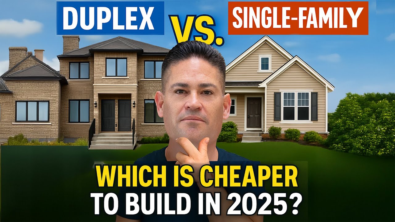 Дуплекс или одноквартирный дом: что дешевле построить в 2025 году?