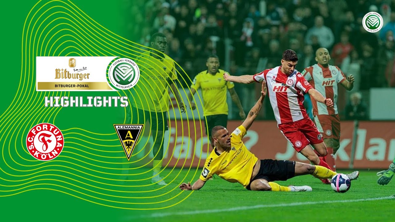 SC Fortuna Köln - TSV Alemannia Aachen 0:1 n.V. | Highlights | Bitburger-Pokal 2024/25 | Halbfinale