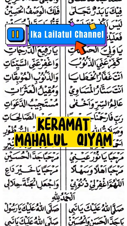 Mahalul Qiyam Lagu Keramat #short #keramat #mahalulqiyam #marhaban #fyp #viral #videoshort