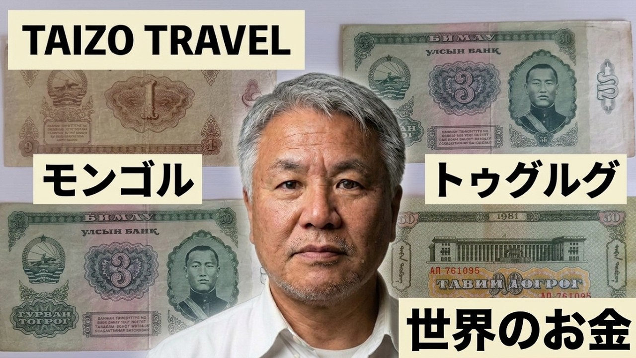 世界のお金(2)モンゴル「トゥグルグ」Mongolian currency Tugrik (in