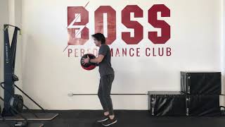 Med Ball Split Jumps (rhythm)
