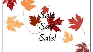 Static sale good thru Nov 6th