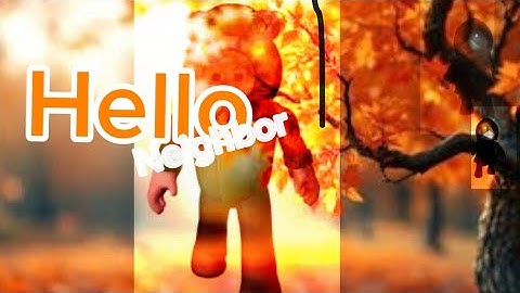 Hello neighbor act 1 trailer in piggy build mode (more in description)