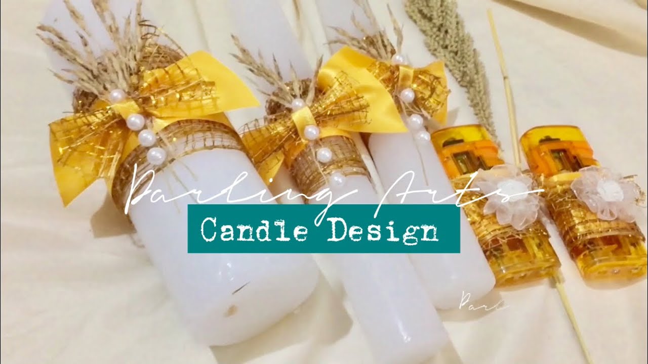 Candle Decoration Ideas for Wedding / How to decorate candles for