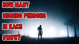 How many Missing Persons in each state? All 50 States.