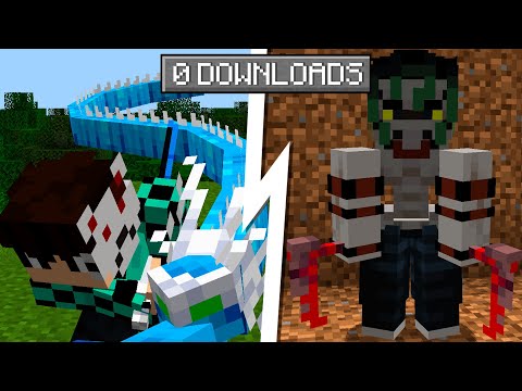 TESTEI O MOD SECRETO DE DEMON SLAYER MAIS INSANO do MINECRAFT...