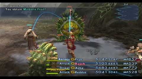 Final Fantasy XII International Zodiac Job System ENG PS2 - Hunt 29 Wild Malboro