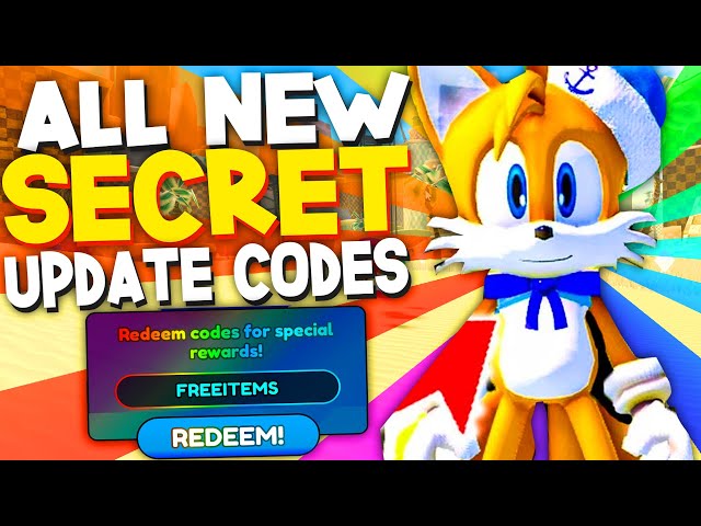 52) ALL NEW *SECRET* SAILOR TAILS CODES In SONIC SPEED SIMULATOR