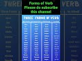 Forms of Verb #pseb #boardexamspecial #class8 #english #education ##school #learning