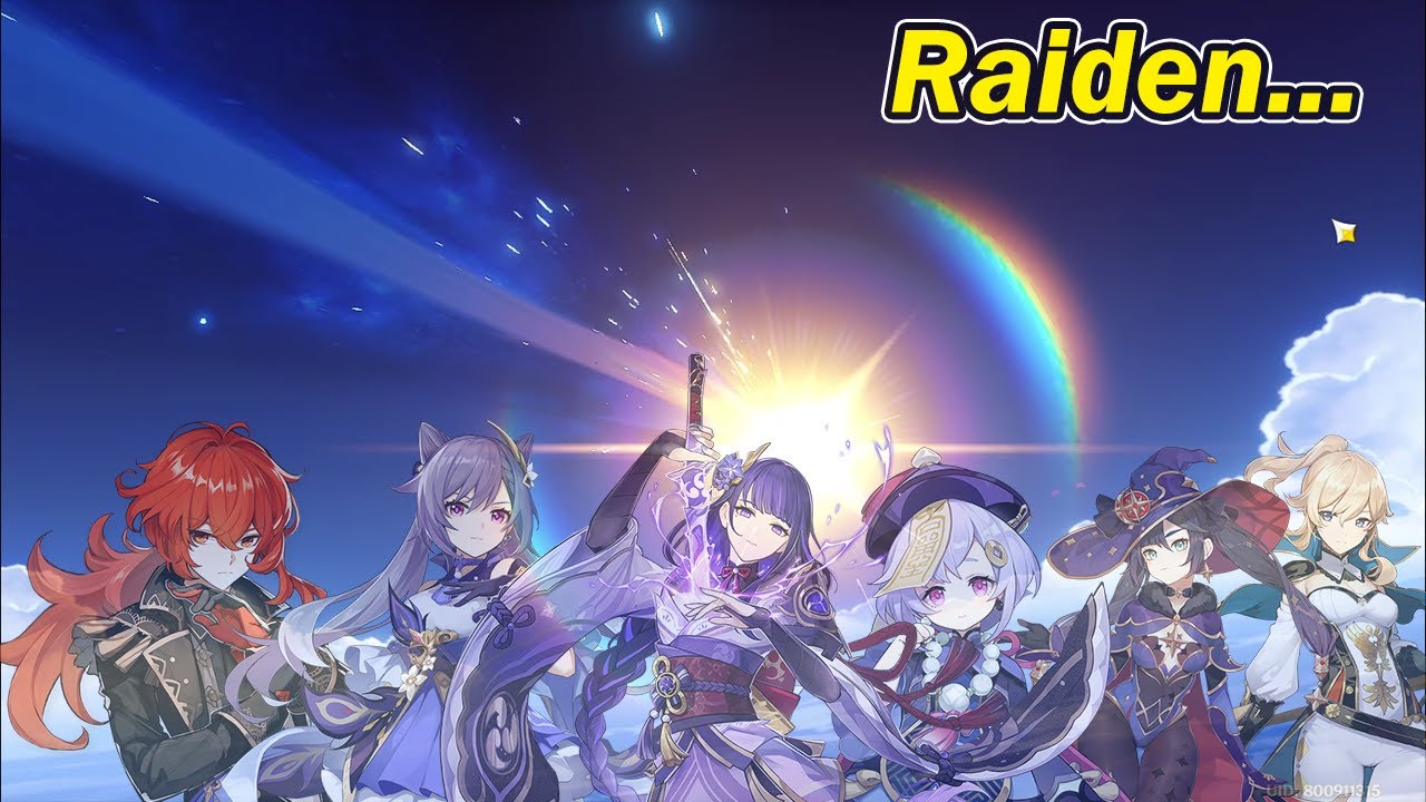 Pulling For Raiden Pull for Raiden Baal - Genshin Impact - YouTube