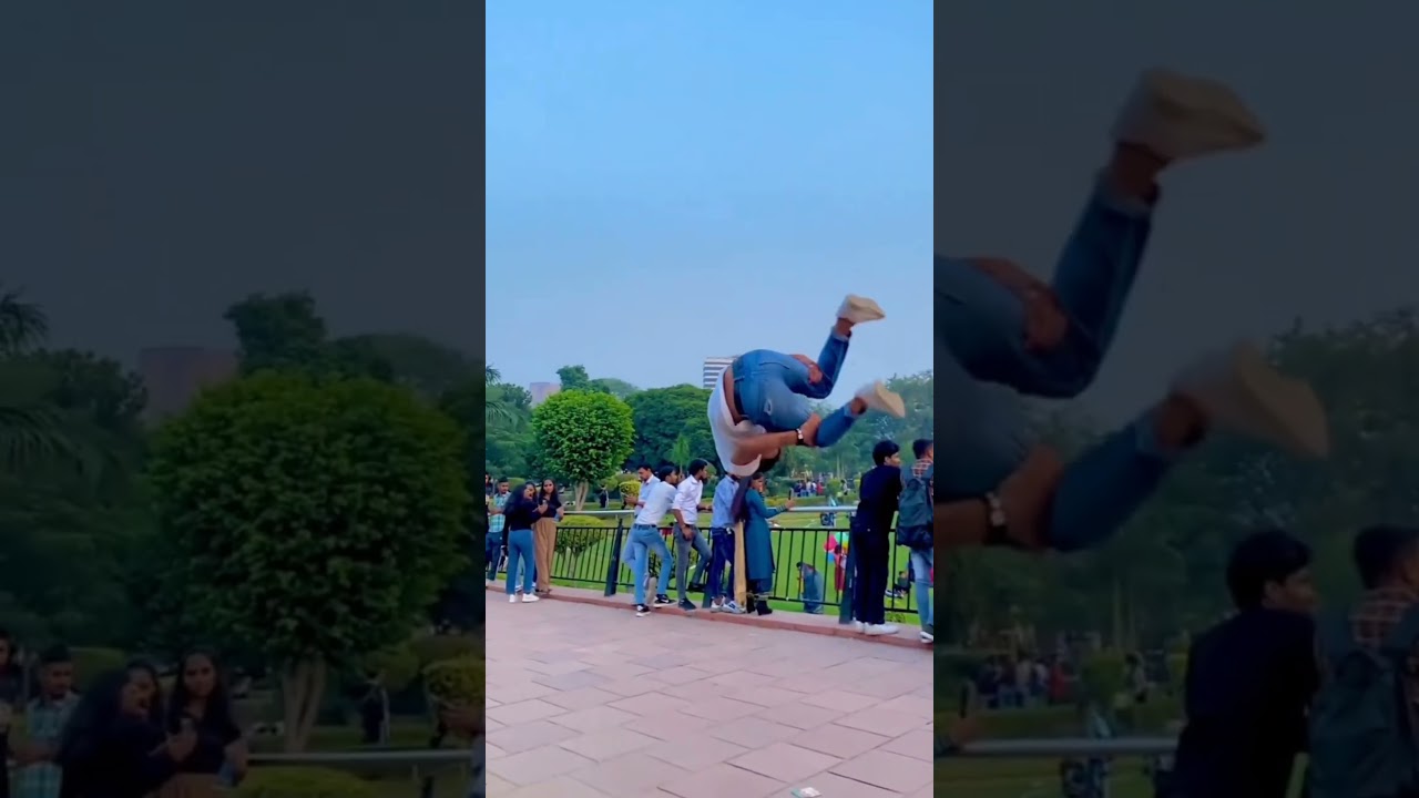 credit Sandeep flipper 07 crazy stunt flip short video viral edit thanks for watching Guys