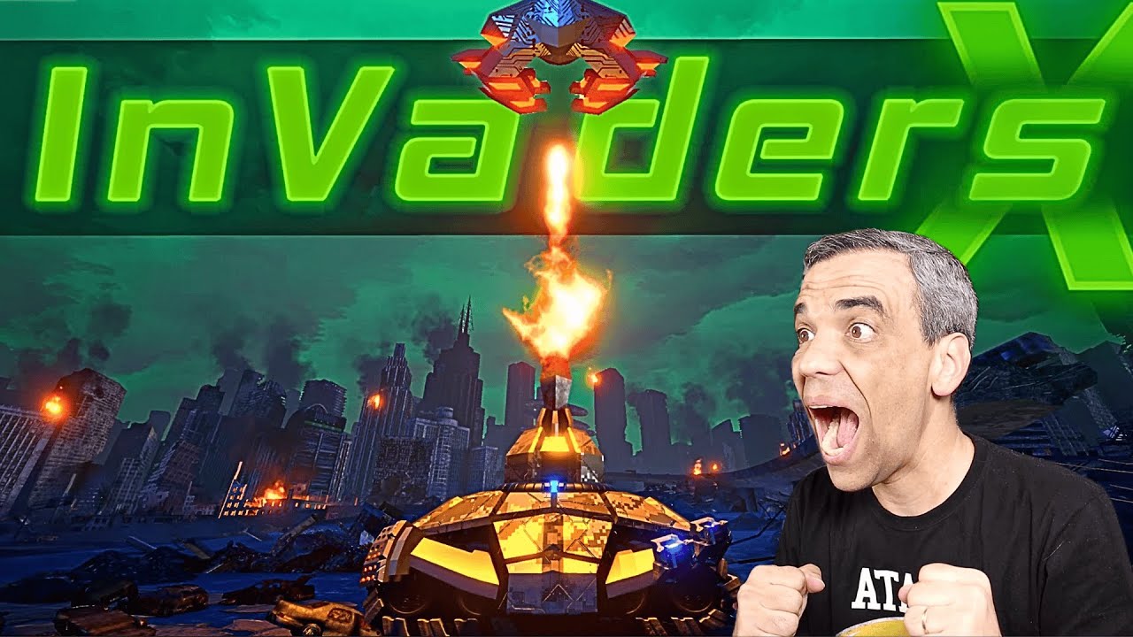 The Classic SPACE INVADERS in a Sensational Version! INVADERS-X