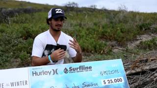 RICARDO DOS SANTOS WINS WAVE OF THE WINTER