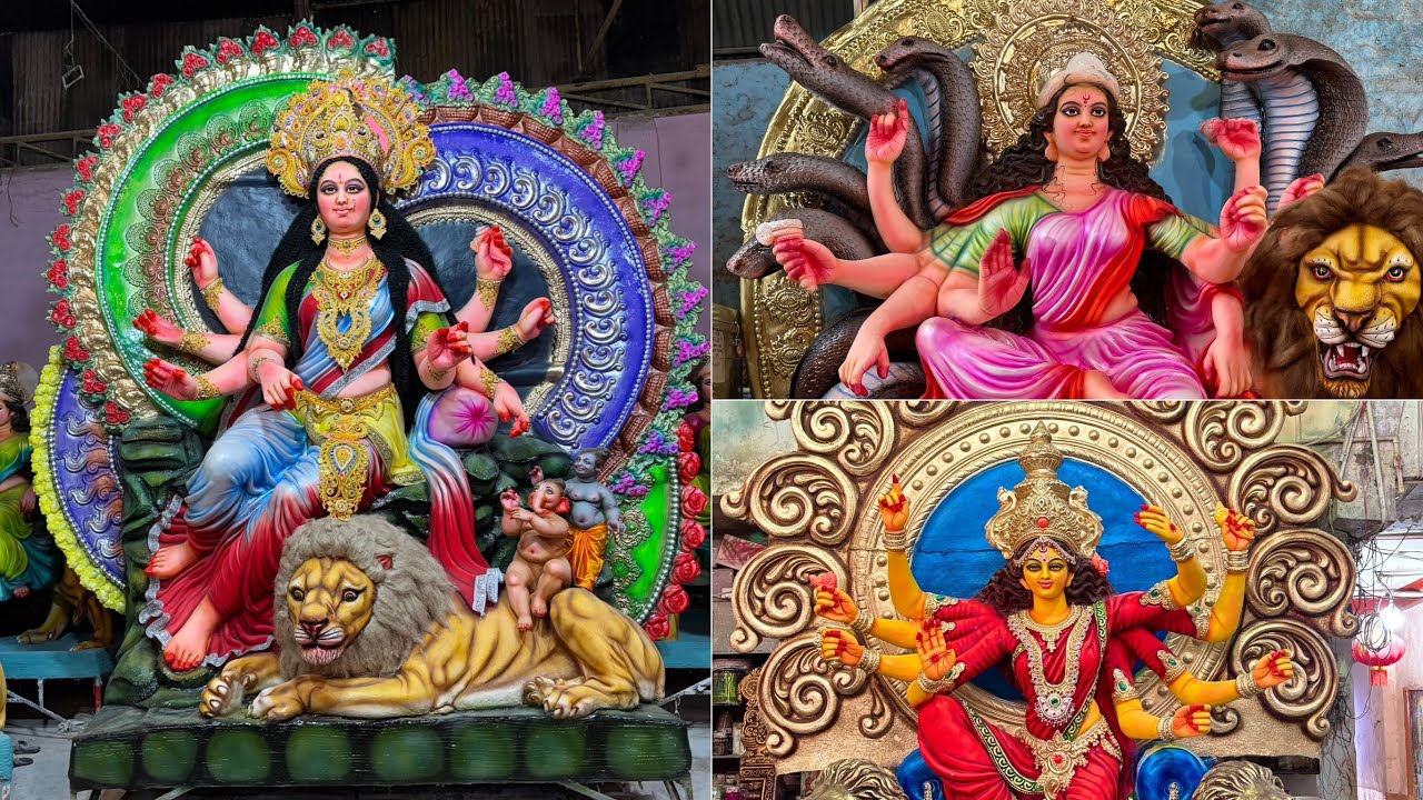 Dhoolpet Famous Sundar Kalakar Durga Mata Idols Ready 2025 | Biggest Durga Mata Of Hyderabad 2025 
