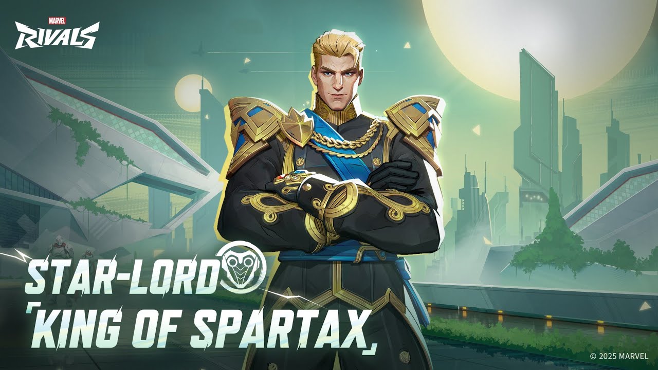 Marvel Rivals Star-Lord celestial Prince King of spartex skin #gaming # ...