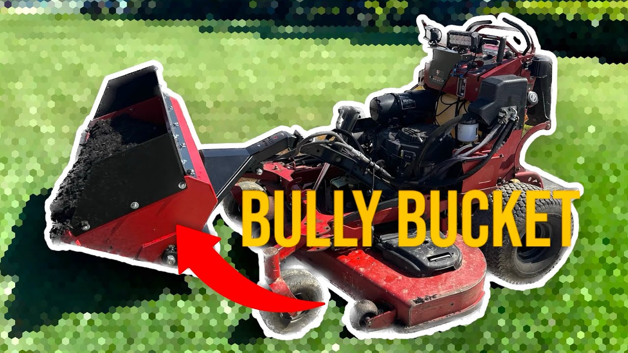 Bully Bucket Out For Spring Mulching - YouTube