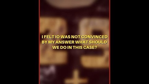 IO Was Not Convinced By My Answer What Should We Do in This Case? | Col Nehru