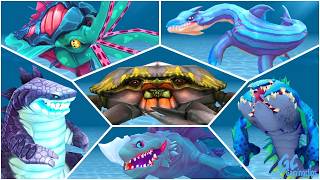 CAN A LEVEL 1 SHARK SURVIVE THE DEEP OCEAN BOSS?! 😱 (Hungry Shark Evolution) screenshot 3