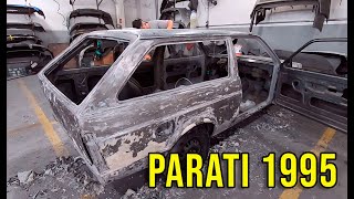 PARATI GLS 1995: REMOÇÃO QUÍMICA + PRÉFUNILARIA | CUSTOM GARAGE #02