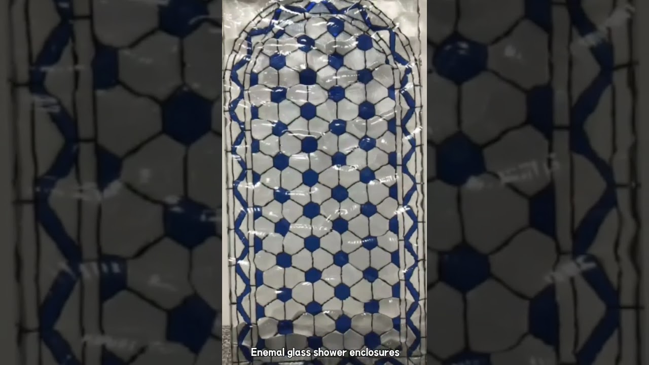 enemal glass shower door 