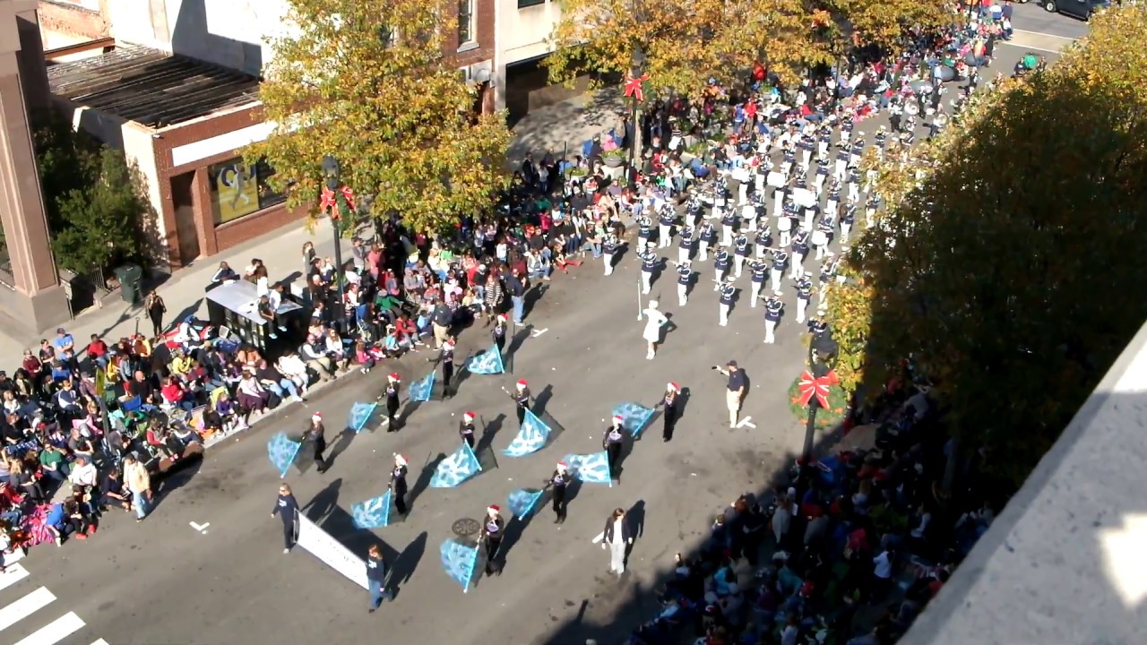 Leesville Road HS Marching Band in Raleigh Christmas Parade 2016 - YouTube