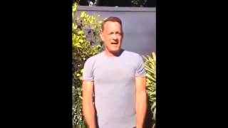 Video thumbnail of "Tom Hanks ALS Ice Bucket Challenge"