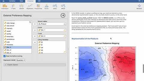 Internal preference mapping in 33